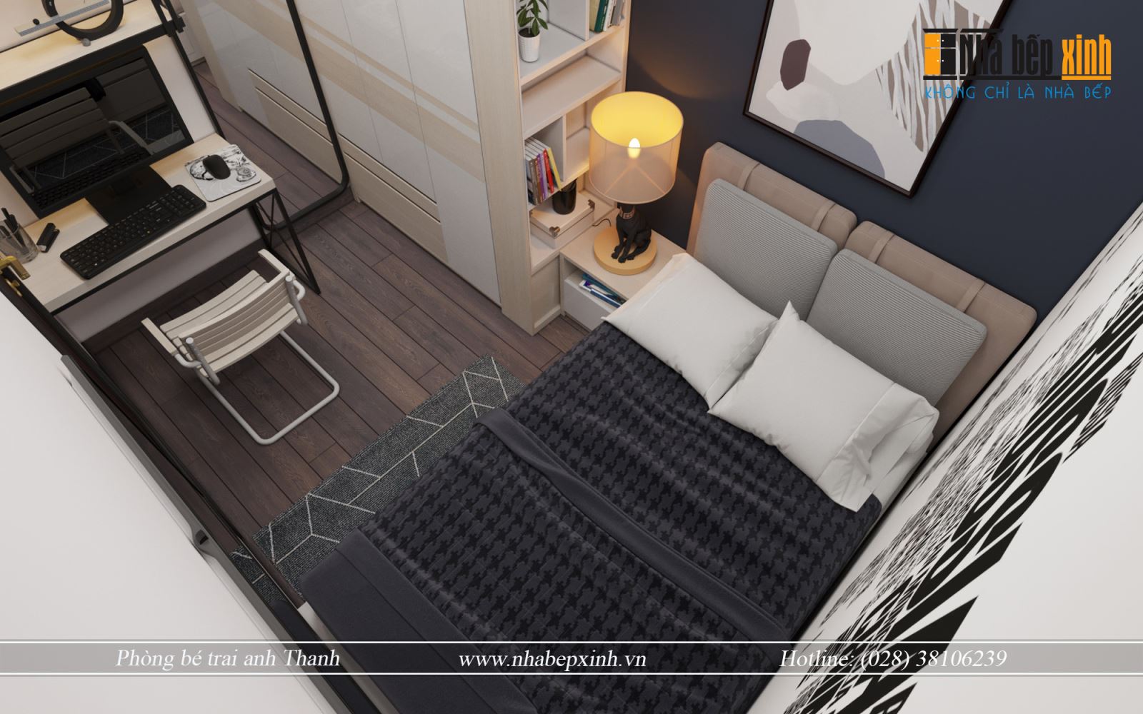 Biệt thự gỗ veneer sang trọng